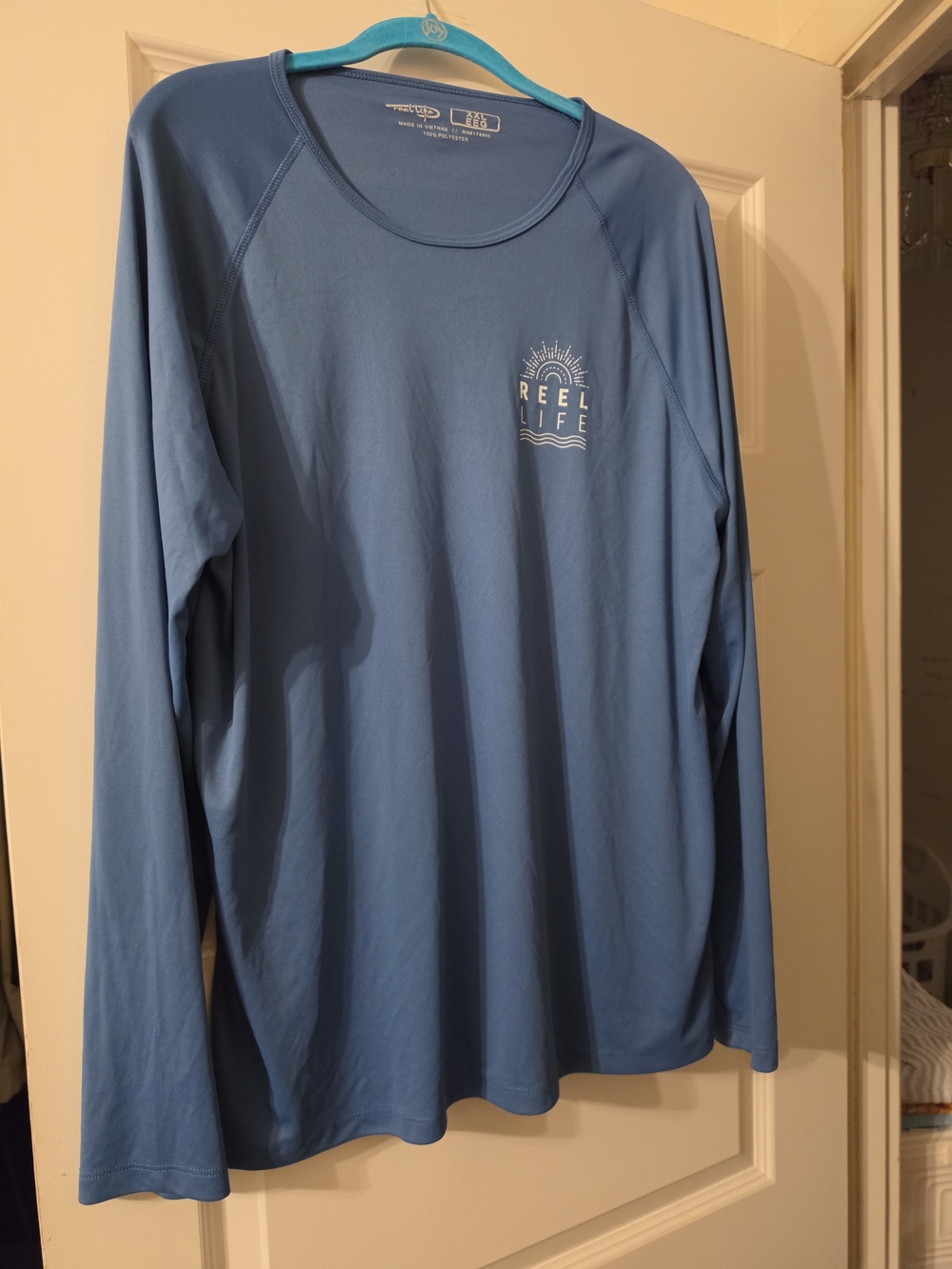 Men’s Long Sleeve Rash Guard/Sun Shirt - Blue